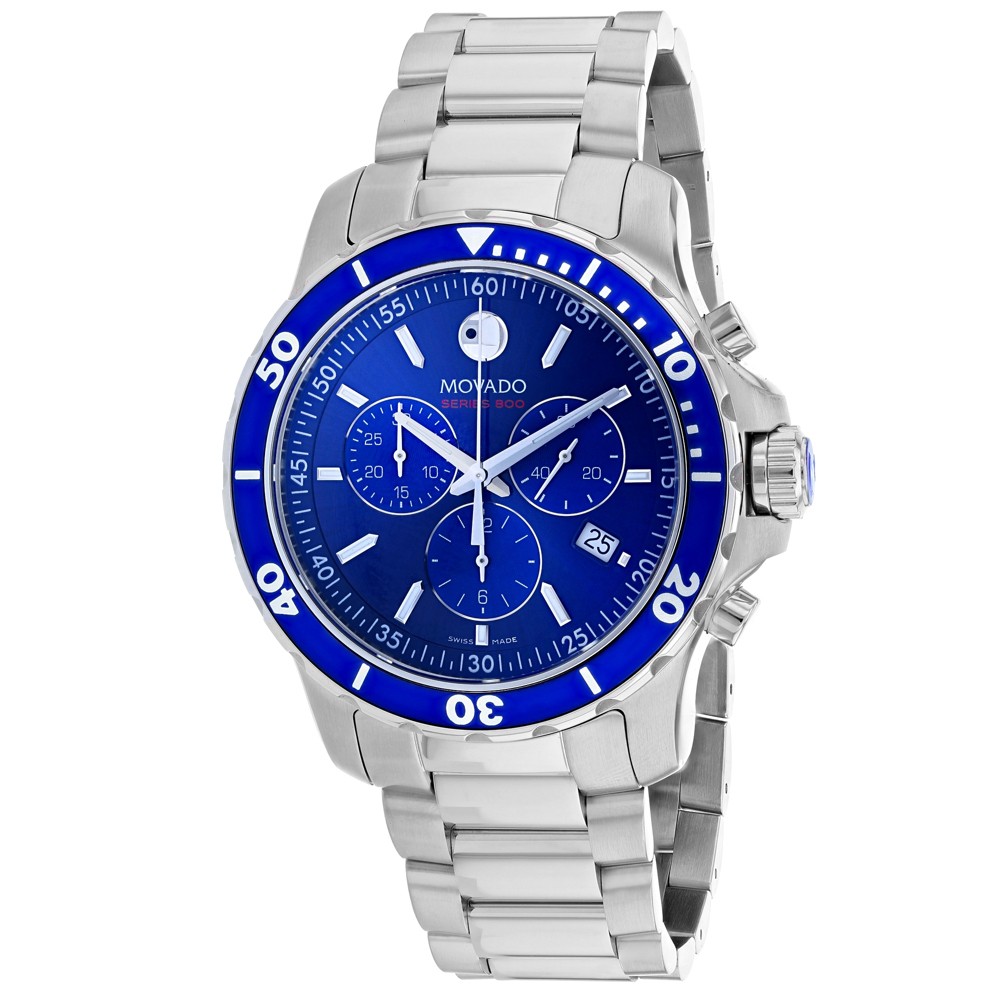 Movado Men’s Series 800 Blue Dial Watch – 2600141