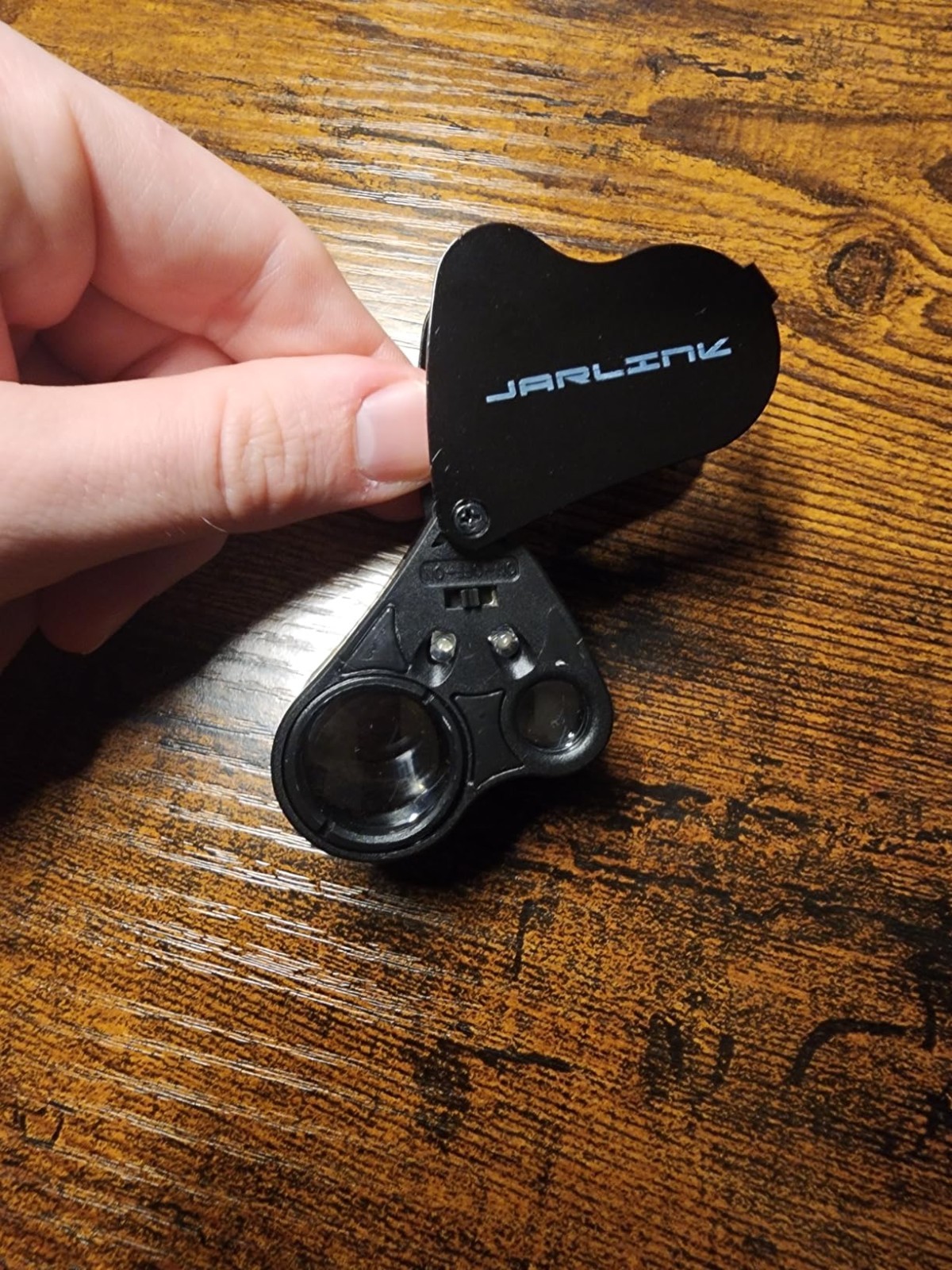 30X 60X LED Illuminated Jewelers Loupe – Portable Magnifier for Gems & Coins