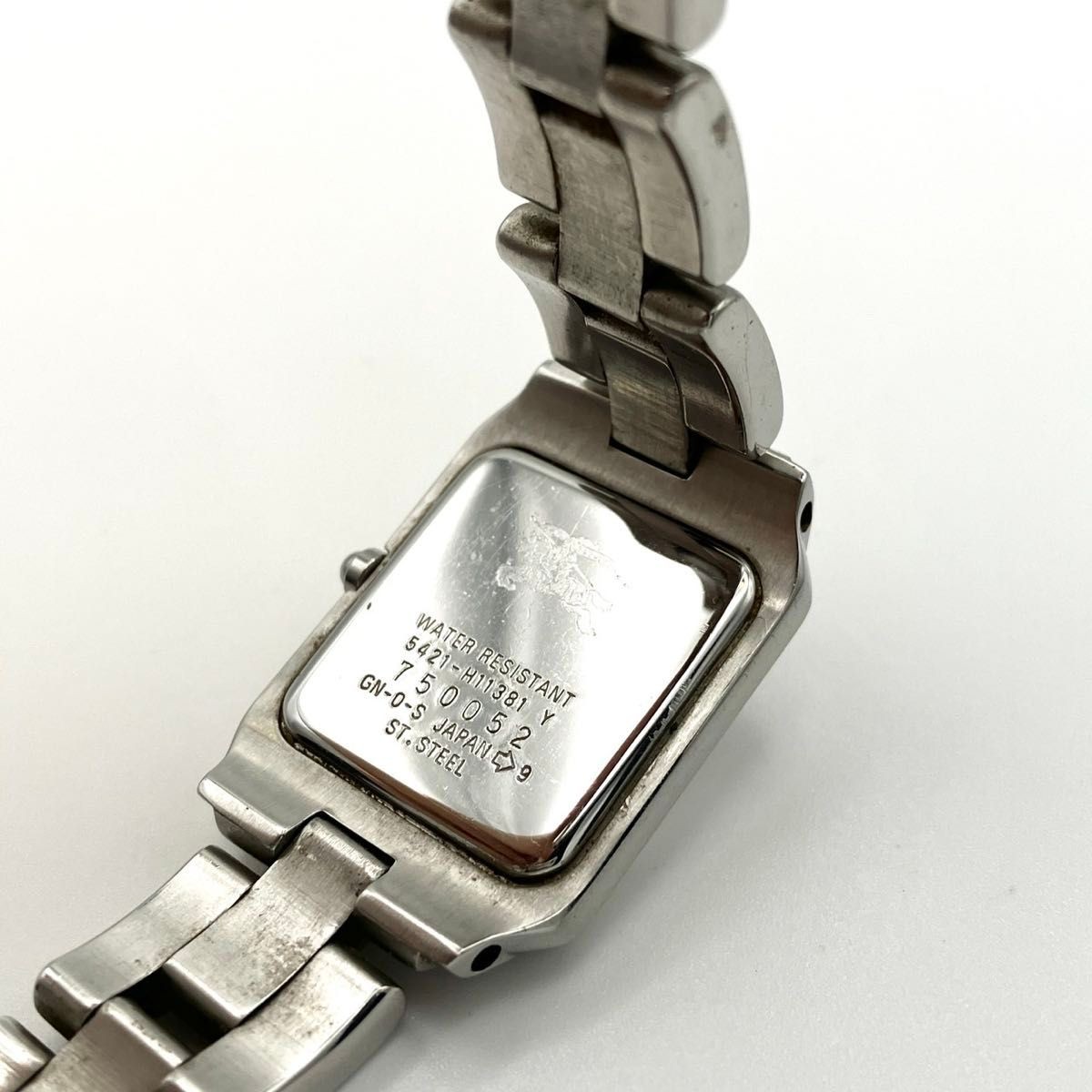 New Battery Replacement Working Burberry Vintage Watch Rectangular Cut Glass Sha
