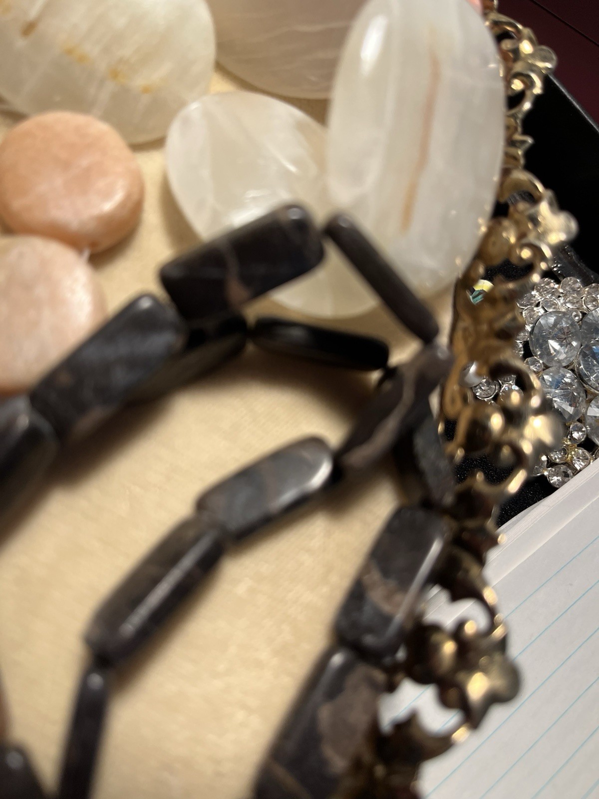VTG To Modern Semi-Precious Gemstone Chunky Destash Lot For Jewelry/Craft Makers