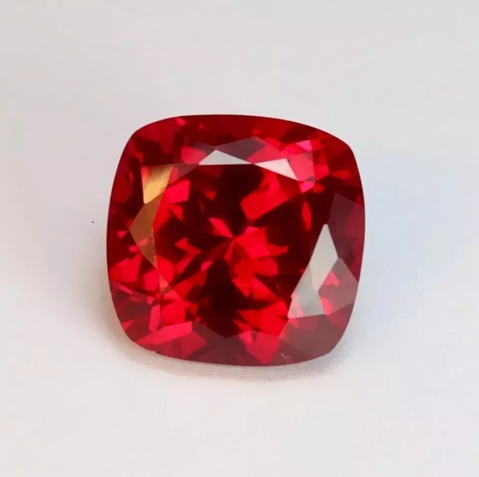 8.27 Ct AAA Blood Red Ruby Loose Cushion Gem Cut Use Ring, Jewelry Making Tools