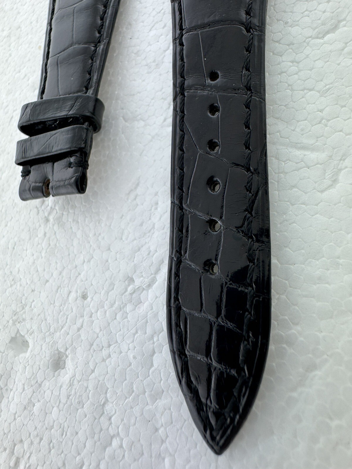 Audemars Piguet Royal Oak Black Leather 28mm X 17mm Watch Strap Band
