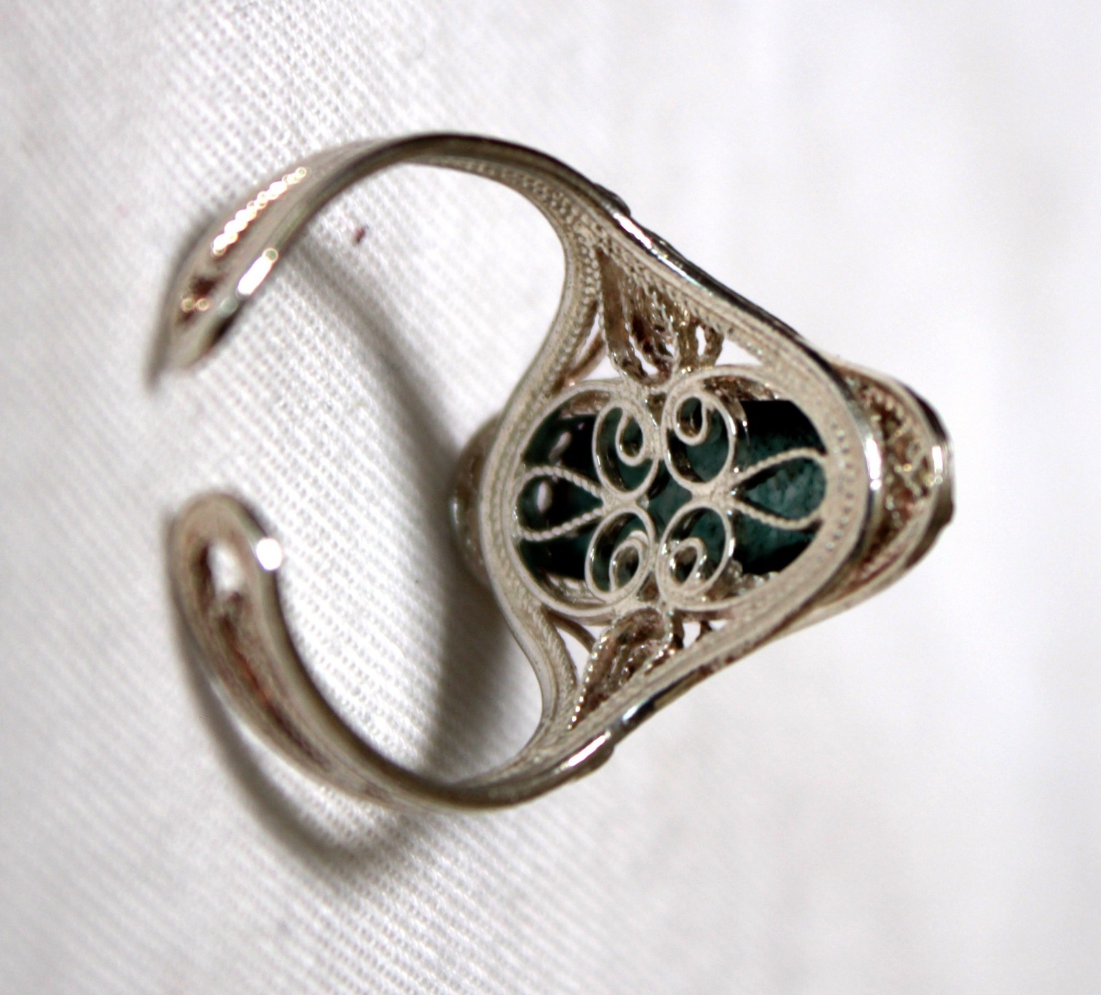 Vintage Russian Hand Painted Enamel Rings 4 Variation Finift Technique #89,92,98