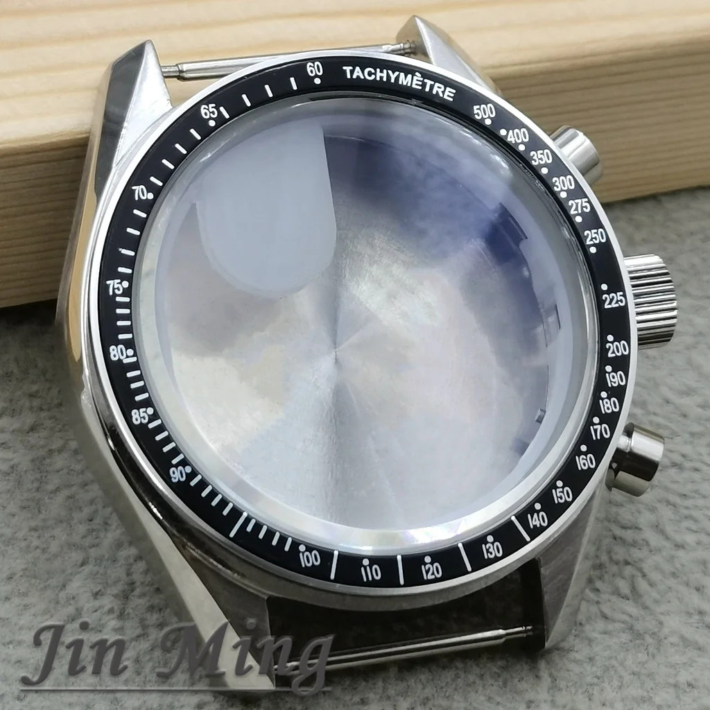 High Quality VK63 case 39.7mm moonswatch metal case chronograph case bezel,VK63