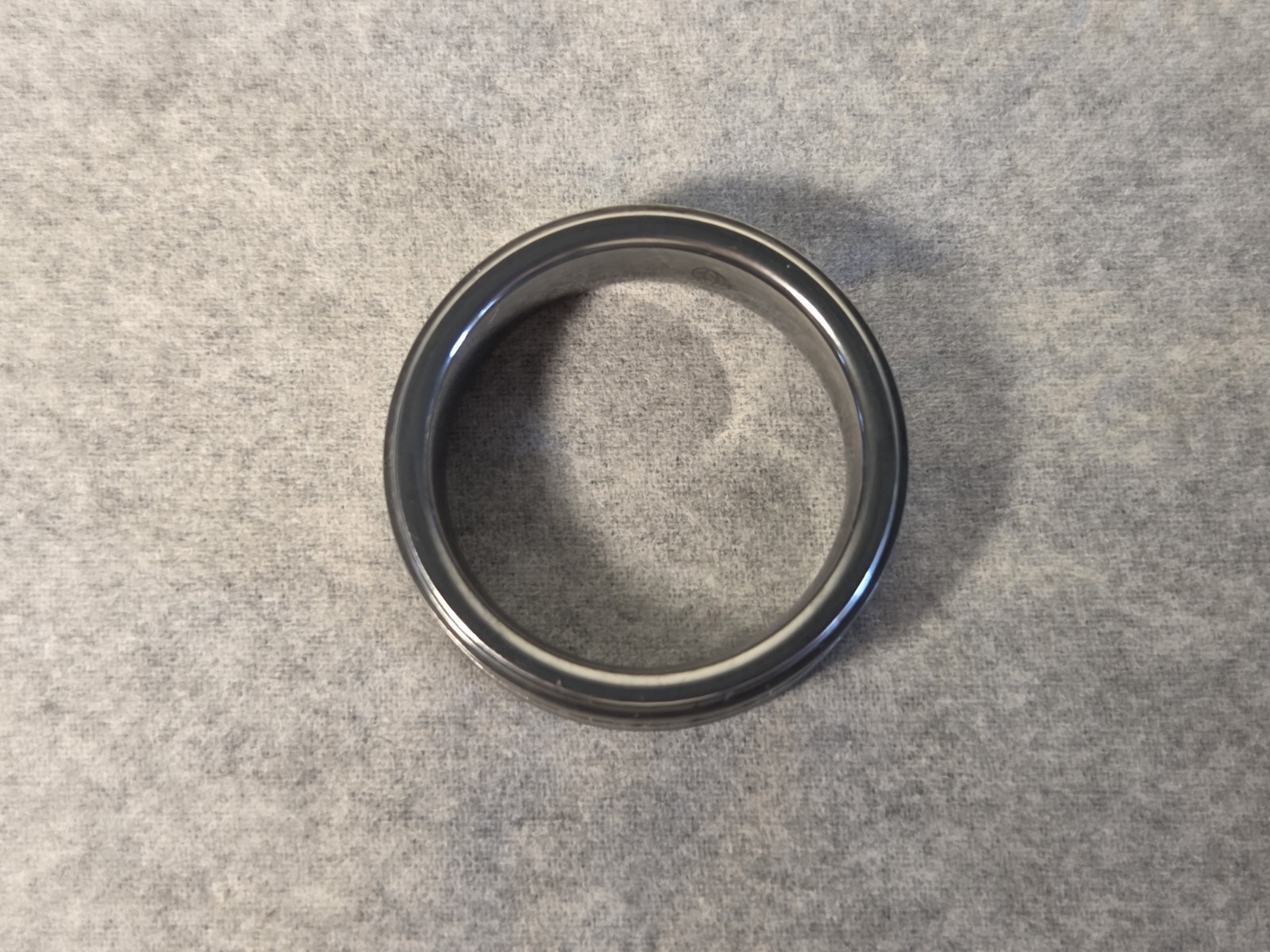 Men’s TRITON Channel-Set Wedding Band CZ Accents Tungsten Carbide Sz 11