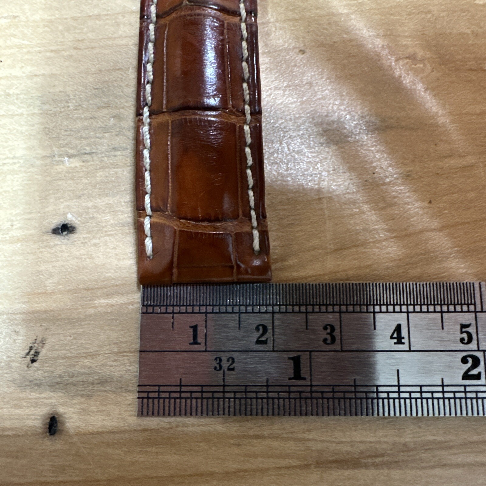 Rolex Geneva Brown Alligator Strap Ref 341767 16mm/20mm 85mm Long BDB139