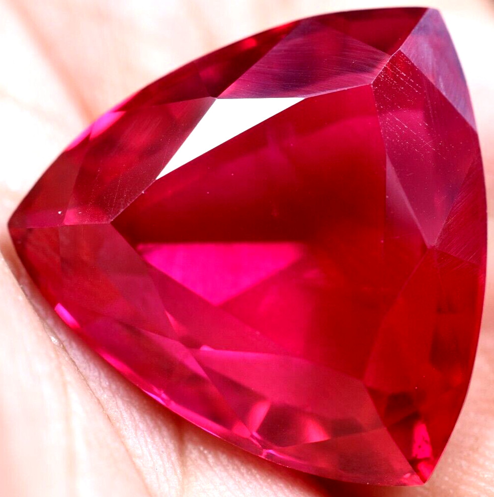 Natural 36.95 Ct Mogok Pink Huge Ruby Sparkling GGL Certified Loose Gemstone