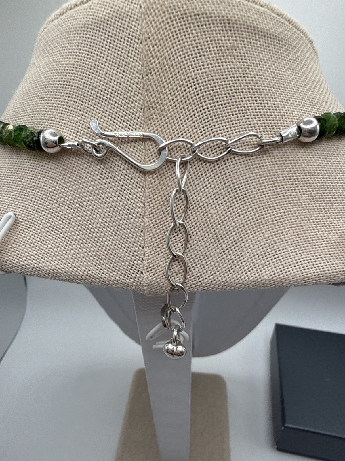 Jay King Natural Russian Chrome Diopside Sterling Silver Necklace & Pendant NWT