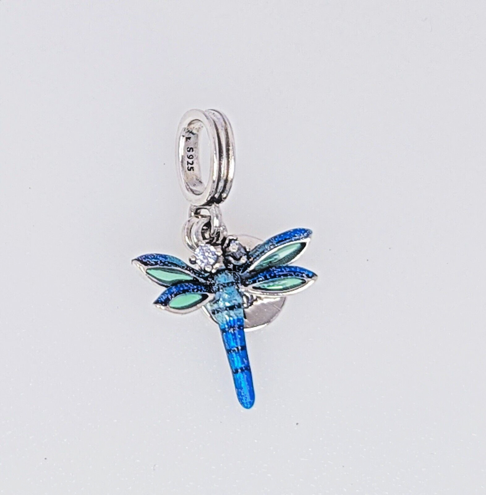 NEW 100% Authentic PANDORA 925 Free Spirit Blue Dragonfly Dangle Charm 793745C01
