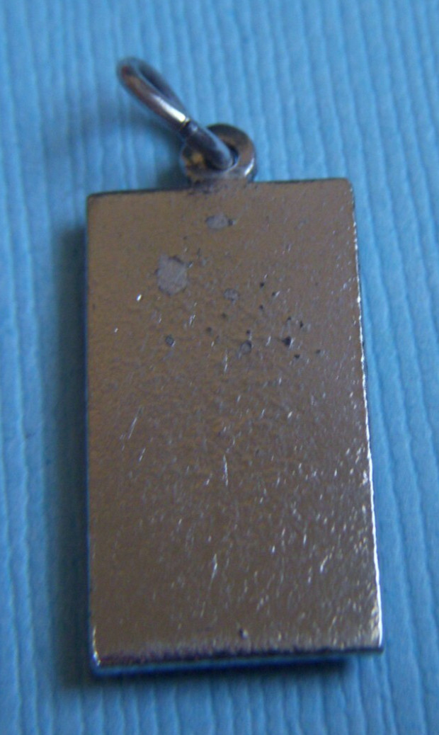 Vintage enamel nautical flags silver tone charm