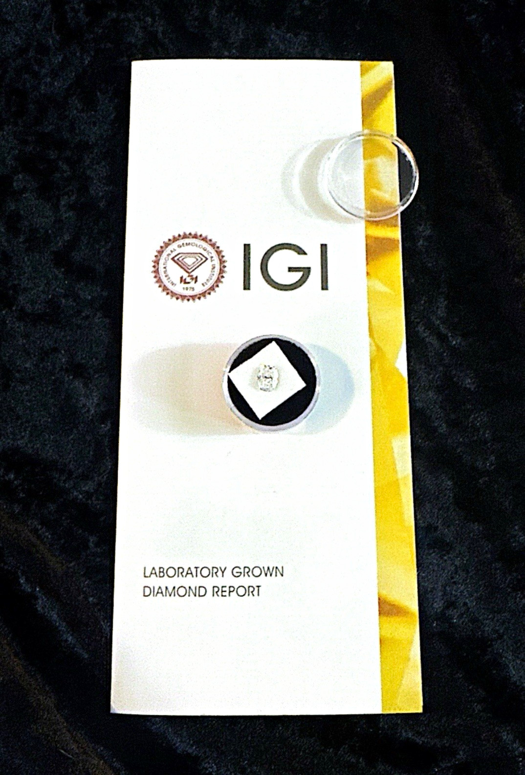 Lab-Created Diamond 1.42ct D VVS2 Cushion, Excellent Cut, IGI Cert, 7.90×6.03mm