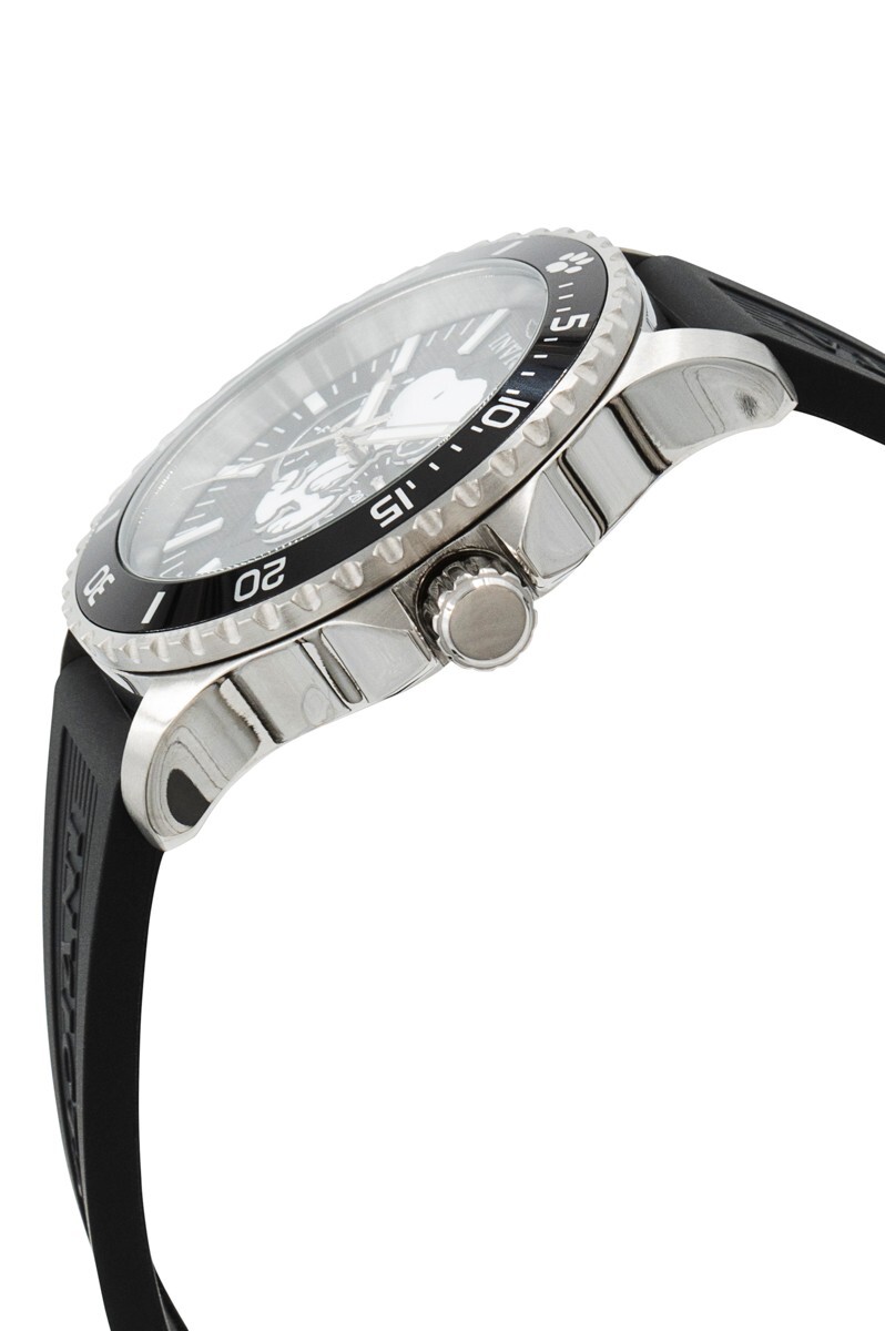 NEW WITH DEFECT INVICTA 38644 PEANUTS WATCH SNOOPY LIMITED BLACK DIAL 48MM