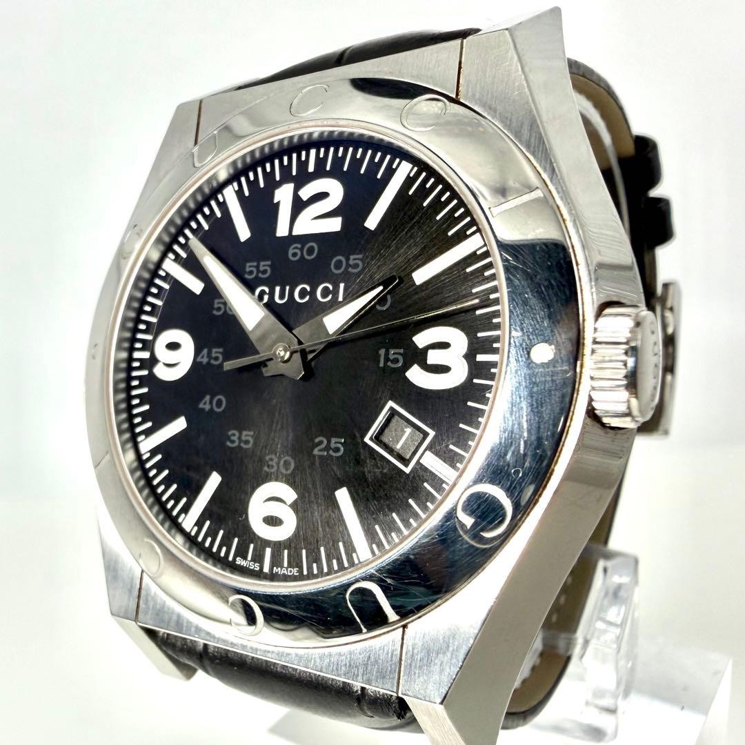GUCCI 115.2 Pantheon Date Men’s Watch Working Condition