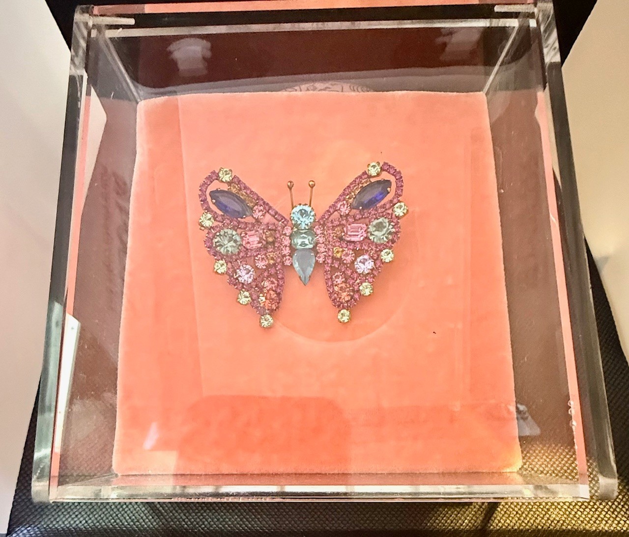 LOREN HOPE BUTTERFLY COLLECTION MEDIUM FUSCHIA ONE OF A KIND