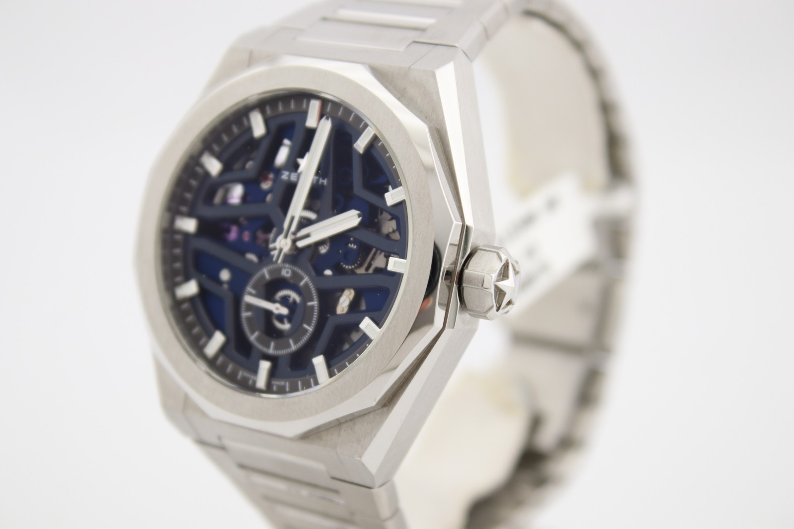 Zenith 2023 Defy Skyline Skeleton Blue Dial Steel 41mm Watch 03.9300.3620
