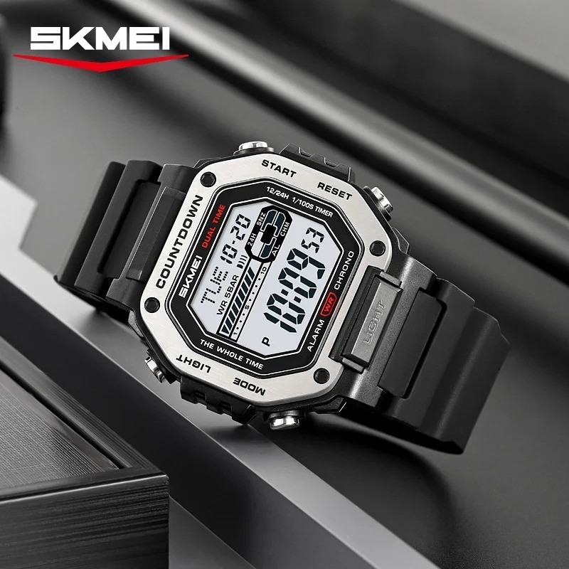 SKMEI Military Digital Watch Waterproof Sport LED Unisex Men Women Watch