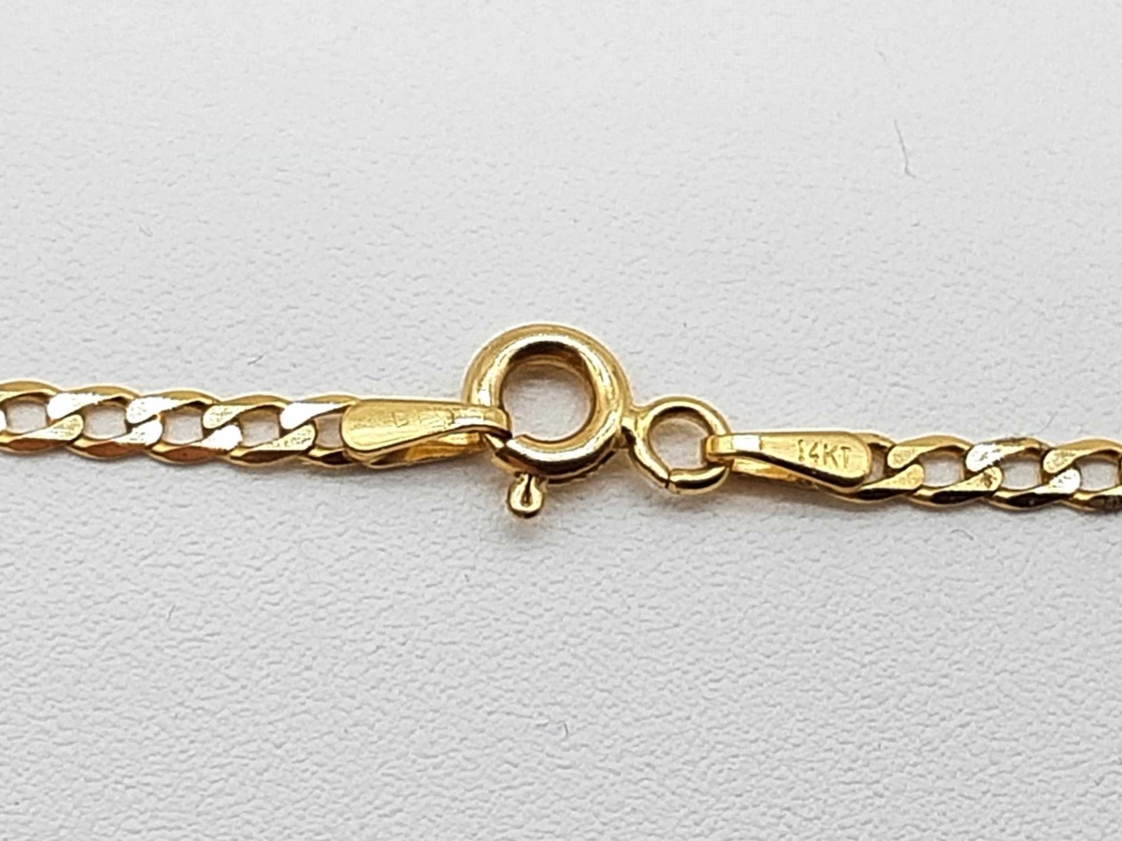 14k Yellow Gold 3.9g Curb Chain Necklace 18 In Do0226lixde