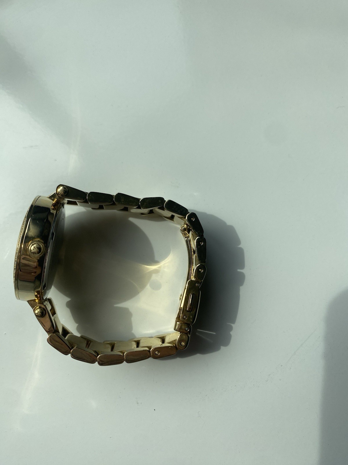 Michael Kors Gold Tone Women’s Wristwatch/ Working/ New Battery