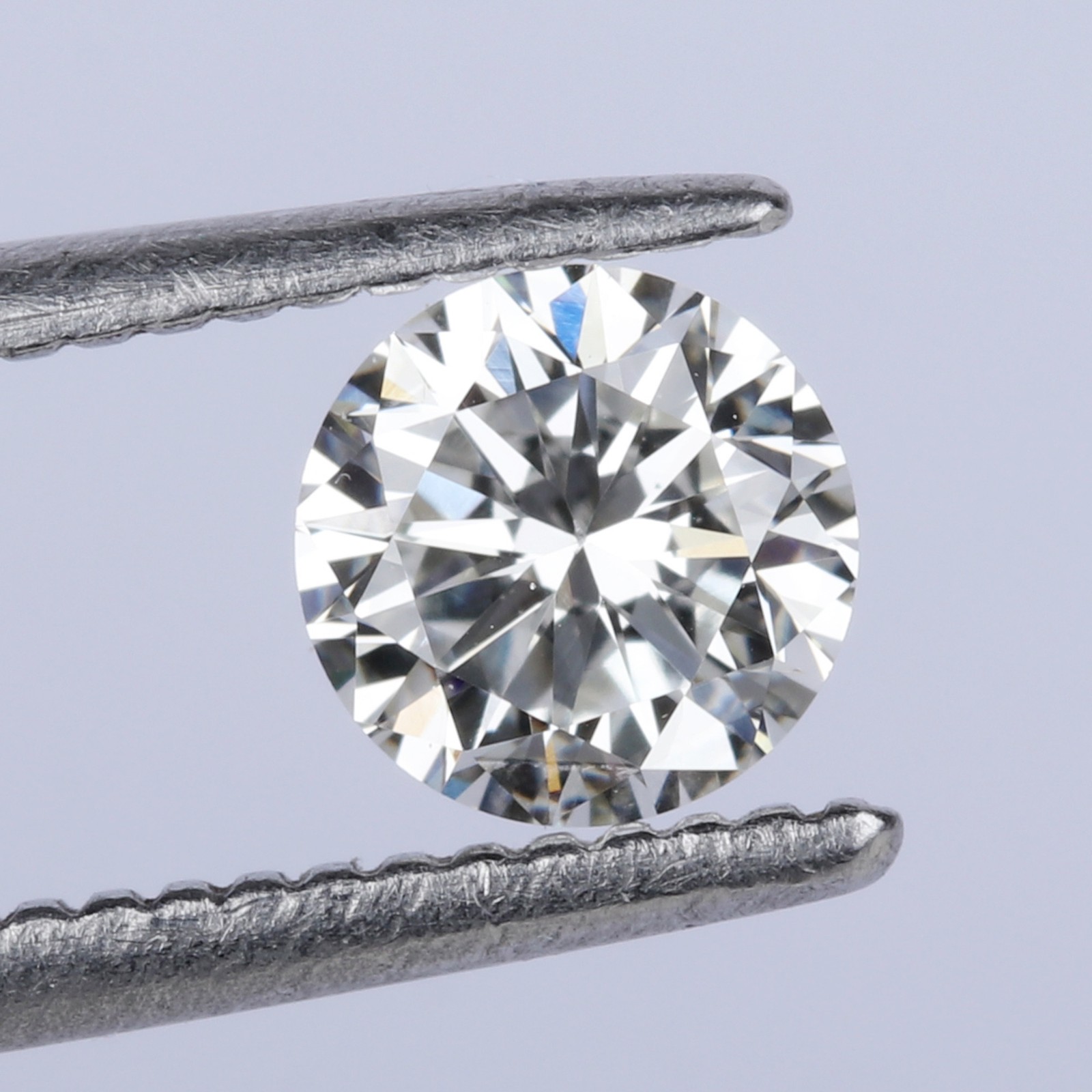 0.36 Ct. Natural Round Cut White F Color Diamond, VVS2 Clarity EGL Certified