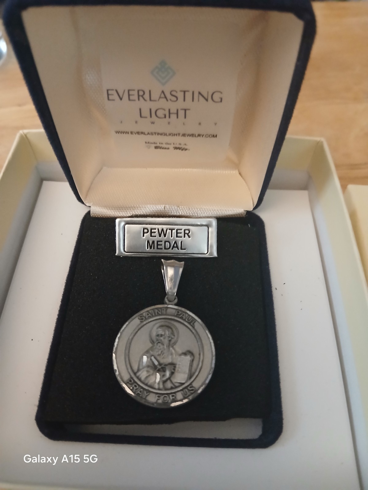 Pewter Saint Paul the Apostle Pendant