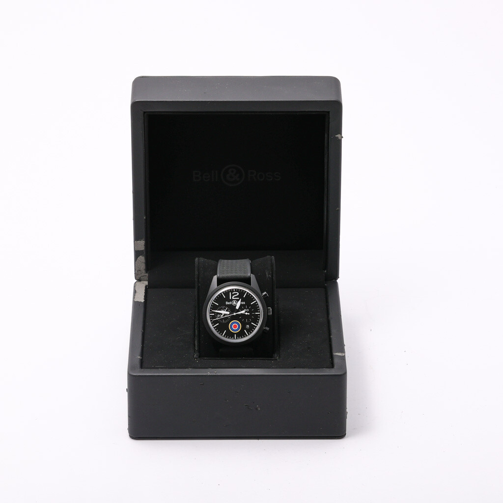 Bell & Ross Br126 BR 126-94-SC with 41mm PVD case and Black dial. Excellent c…