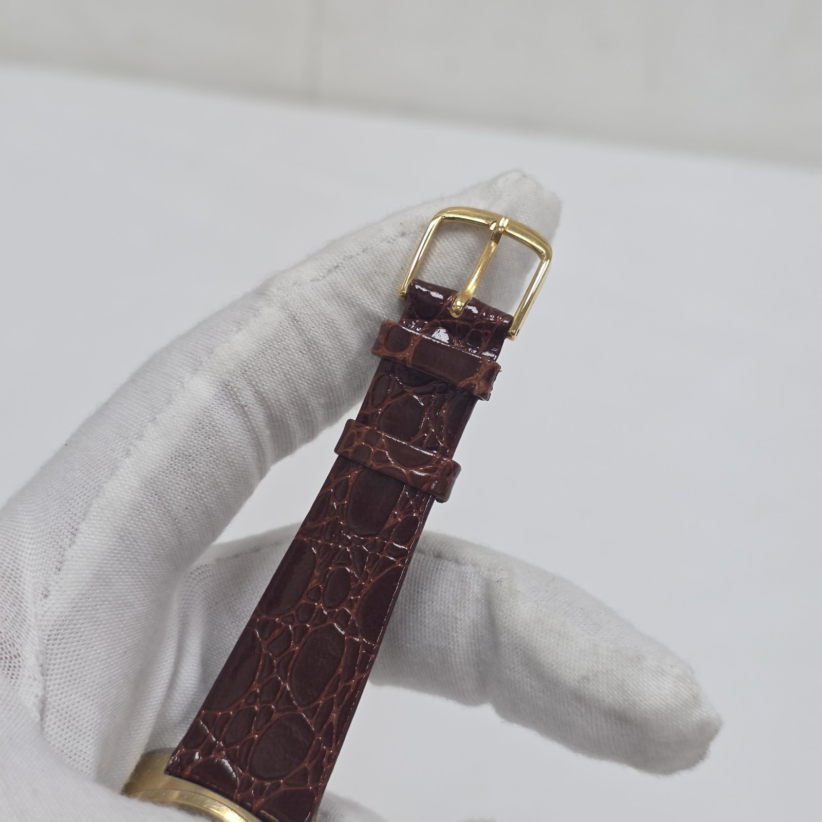 Vintage Timex Electric Mens Watch 35mm Dynabeat Date Gold Tone New Battery
