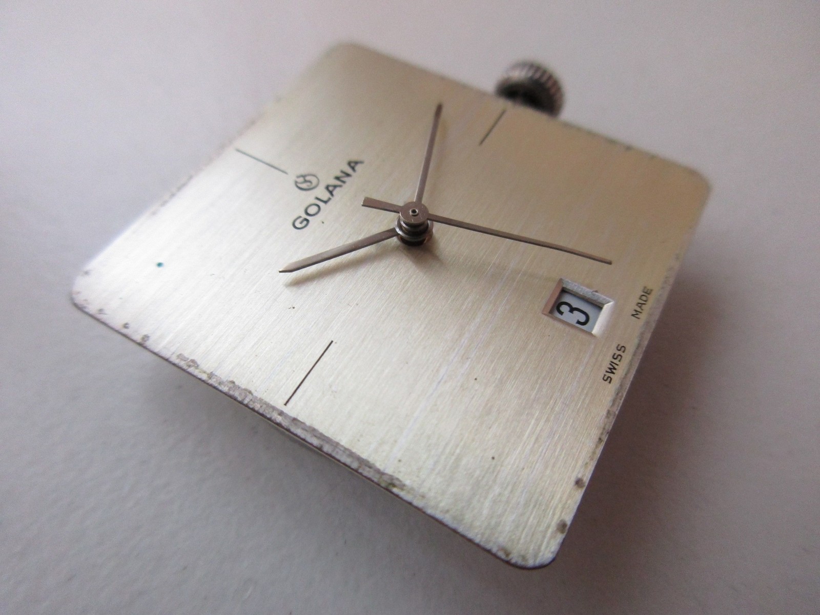 ETA cal. 2783 Swiss automatic watch movement & dial – white date at 6 – running