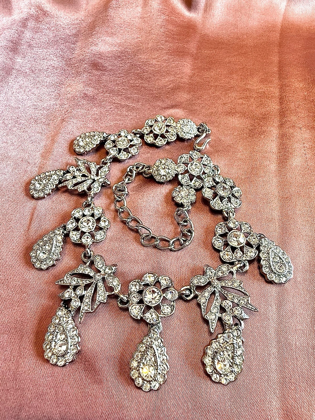 KJL Let Them Eat Cake Full Necklace Marie Antoinette Liz Taylor Kenneth Jay Lane