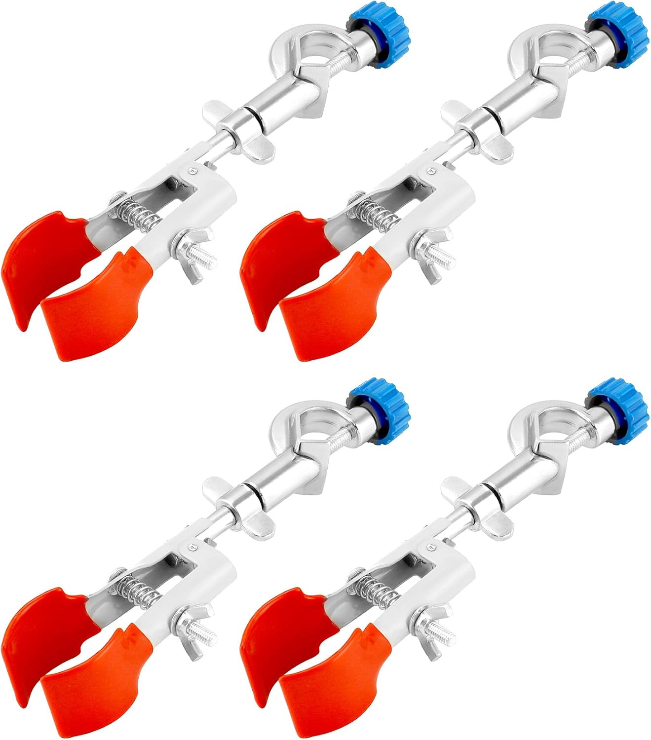 Lab Clamp 4 Pack Cork Lined Prongs Burette Flask Lab Holder Up To 45mm 18mm Rods