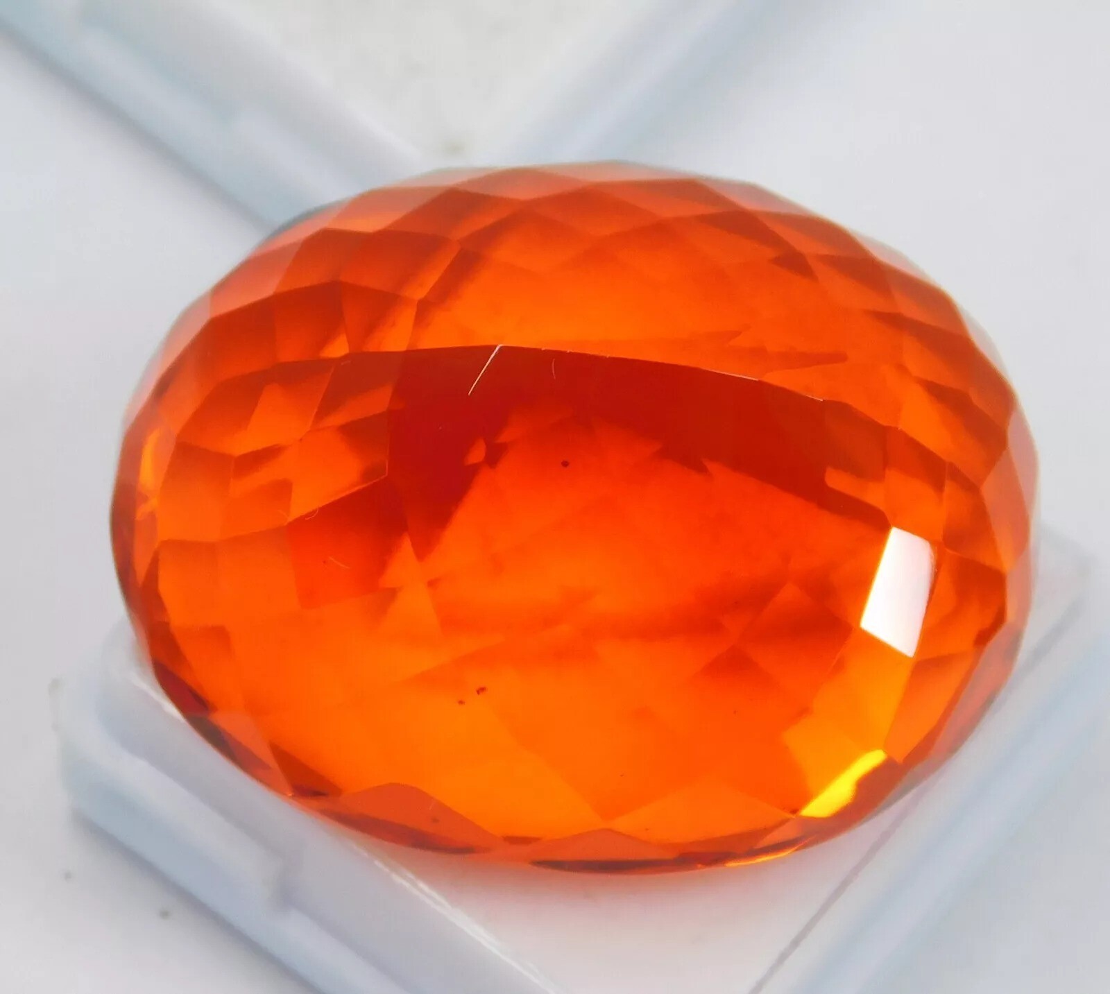 AAA Quality 99.20 Ct Natural Mexican Fire Opal Oval “Certified” Top Gemstone