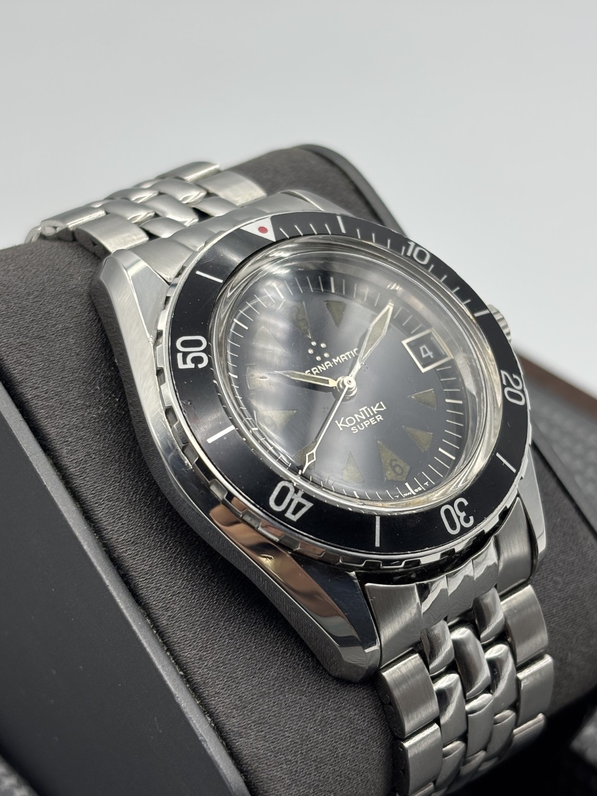 *ULTRA RARE FULL SET* Eterna-Matic KonTiki Super 130 FTP-3 Gay Freres bracelet