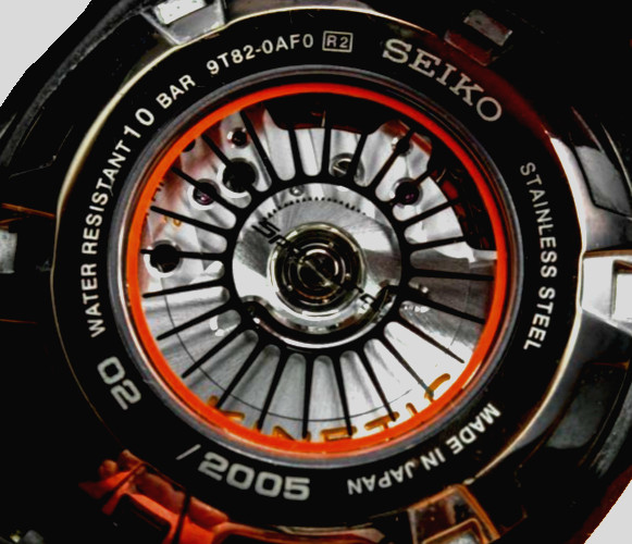 Rare Limited Edition Seiko Sportura SLQ019 Kinetic Chronograph Mens Watch