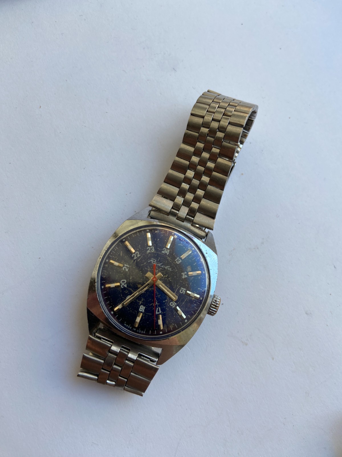 Vintage RARE SOVIET RAKETA PAKETA 24 2609.HA USSR SALE RRR COLLECTION BEAUTIFUL