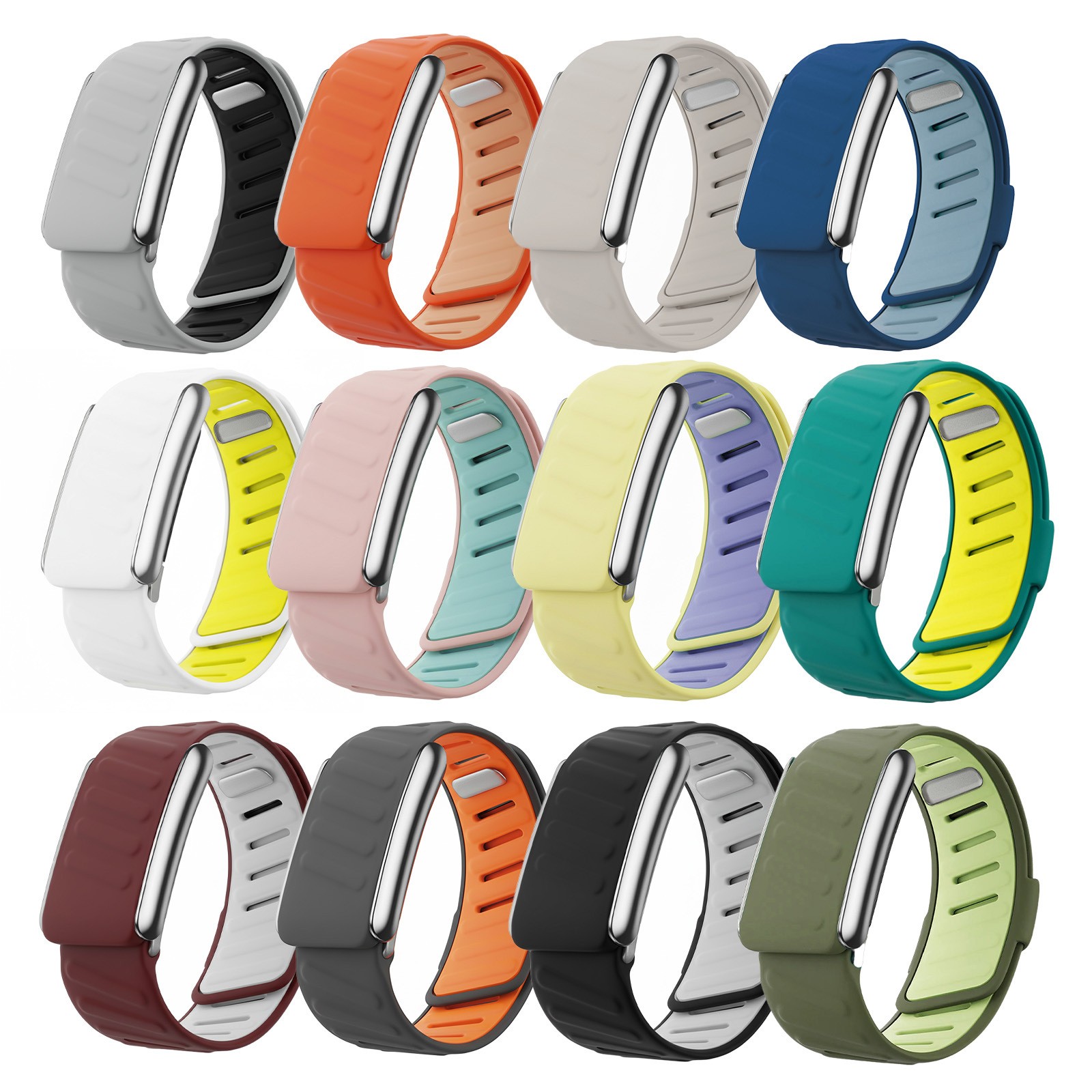 Silicone Sportflex Adjustable Strap For Whoop 4.0/5.0/5.0 MG Band Replacement