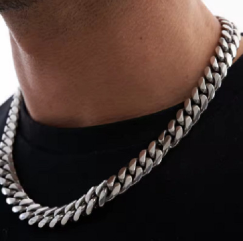 Stainless Steel Chain Necklace for Men Punk Neck Male Chains Jewelry Accessories