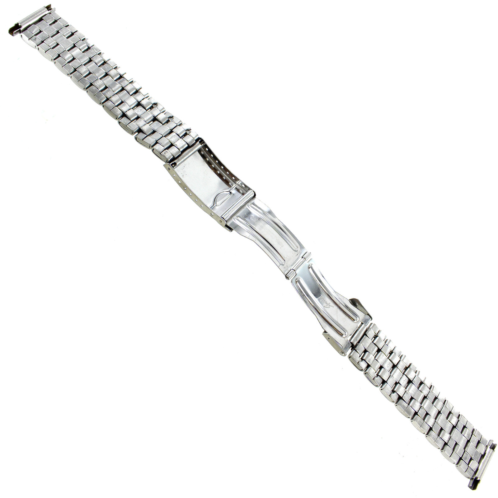 16-22mm Speidel Semi-Solid Stainless Steel Buckle Clasp Mens Band X-LONG 151WR