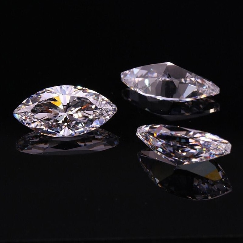 0.1-5ct Marquise Cut Loose Moissanite Stone D Color VVS1 Excellent Cut Wholesale