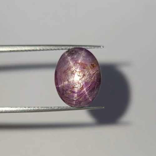 Natural 12.30 ct Star Sapphire Antique Purple Oval Cabochon loose gemstone