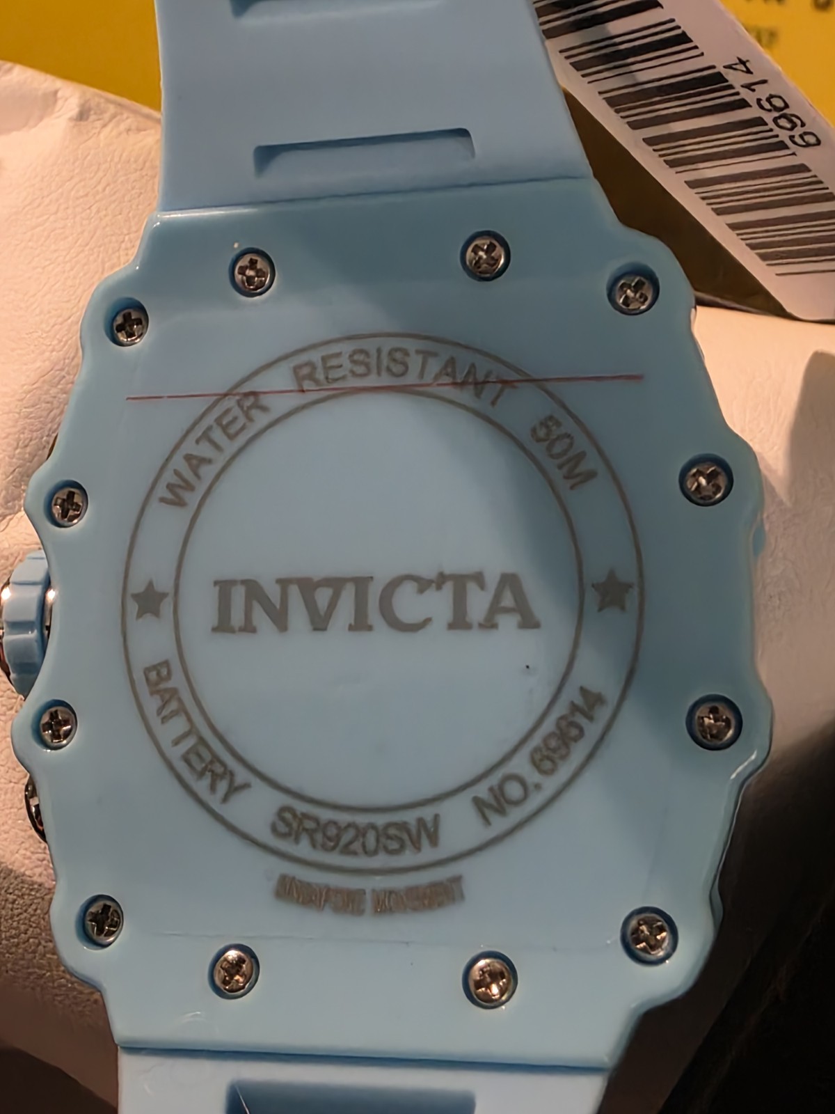 Invicta Activa Fury X Men’s Skeleton Dial Chronograph Quartz 44mm Blue 50m (111)