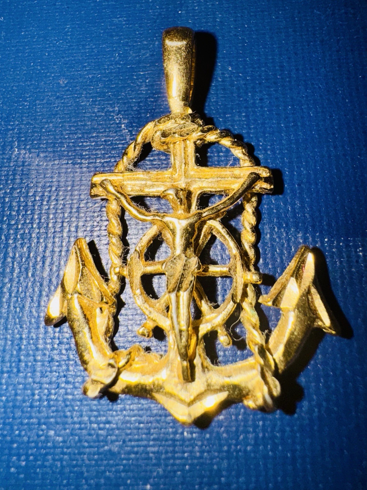 Jesus Anchor Cross/crucifix Pendant