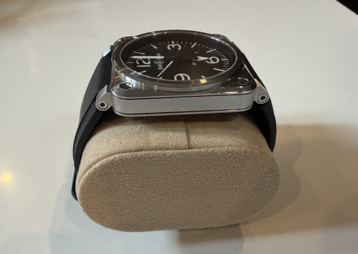 Bell & Ross Aviation Automatic Black Dial (BR0392-BLC-ST) Excellent Condition!