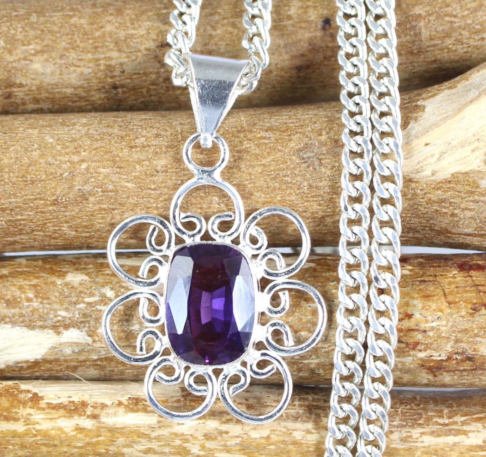 Boysenberry Sapphire 9.85 Ct Natural Cushion Gemstone Men’s Pendant Veterans Day