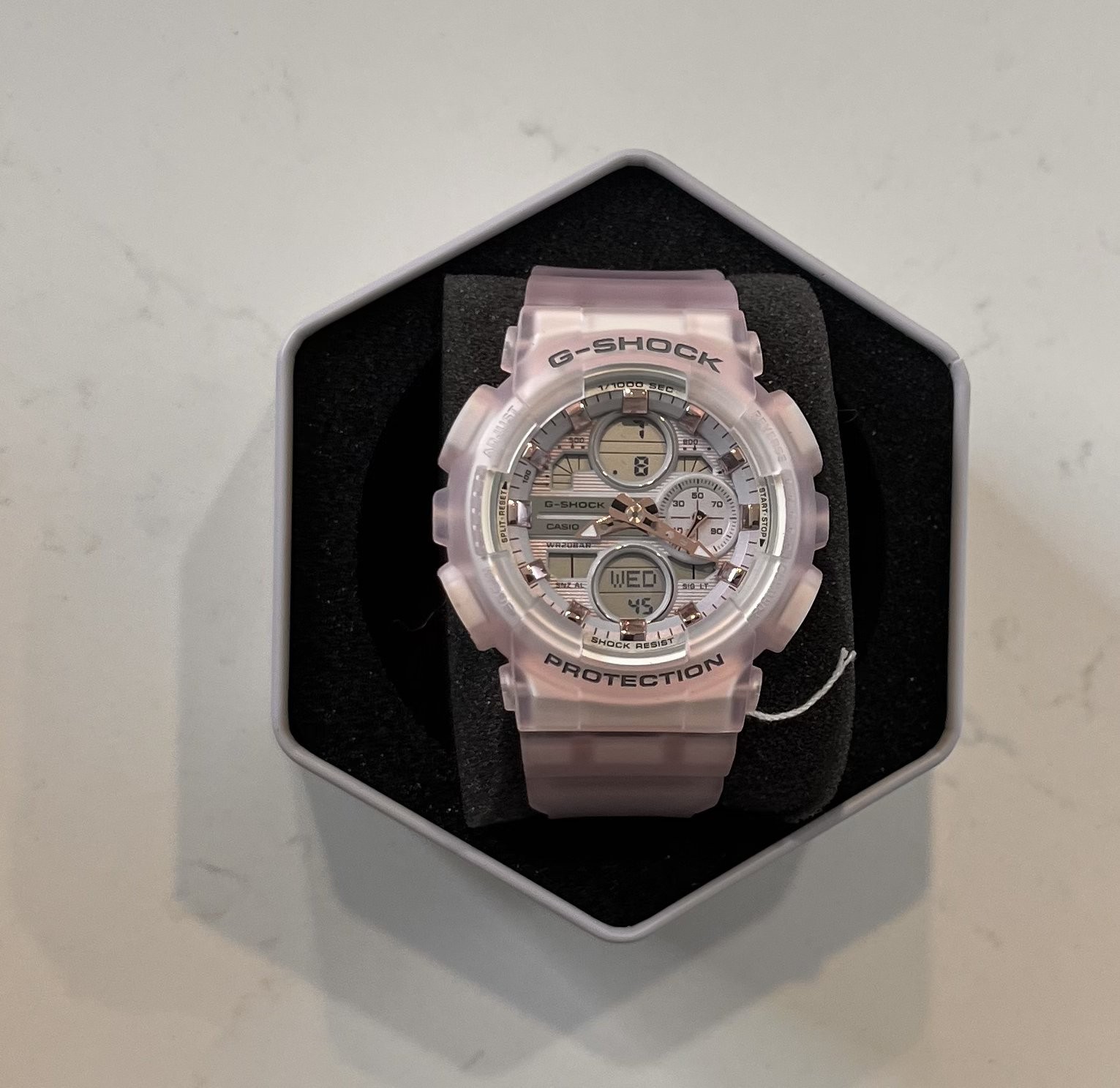 Discontinued G-Shock GMAS140NP-4A Pink Women’s Watch NWT