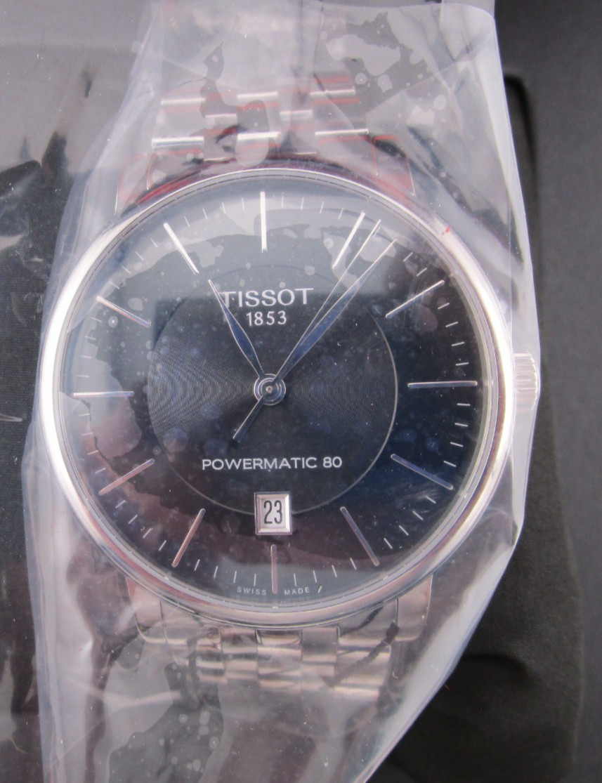 New Tissot Carson Automatic Powermatic 80 Black Watch – T122.407.11.051.00