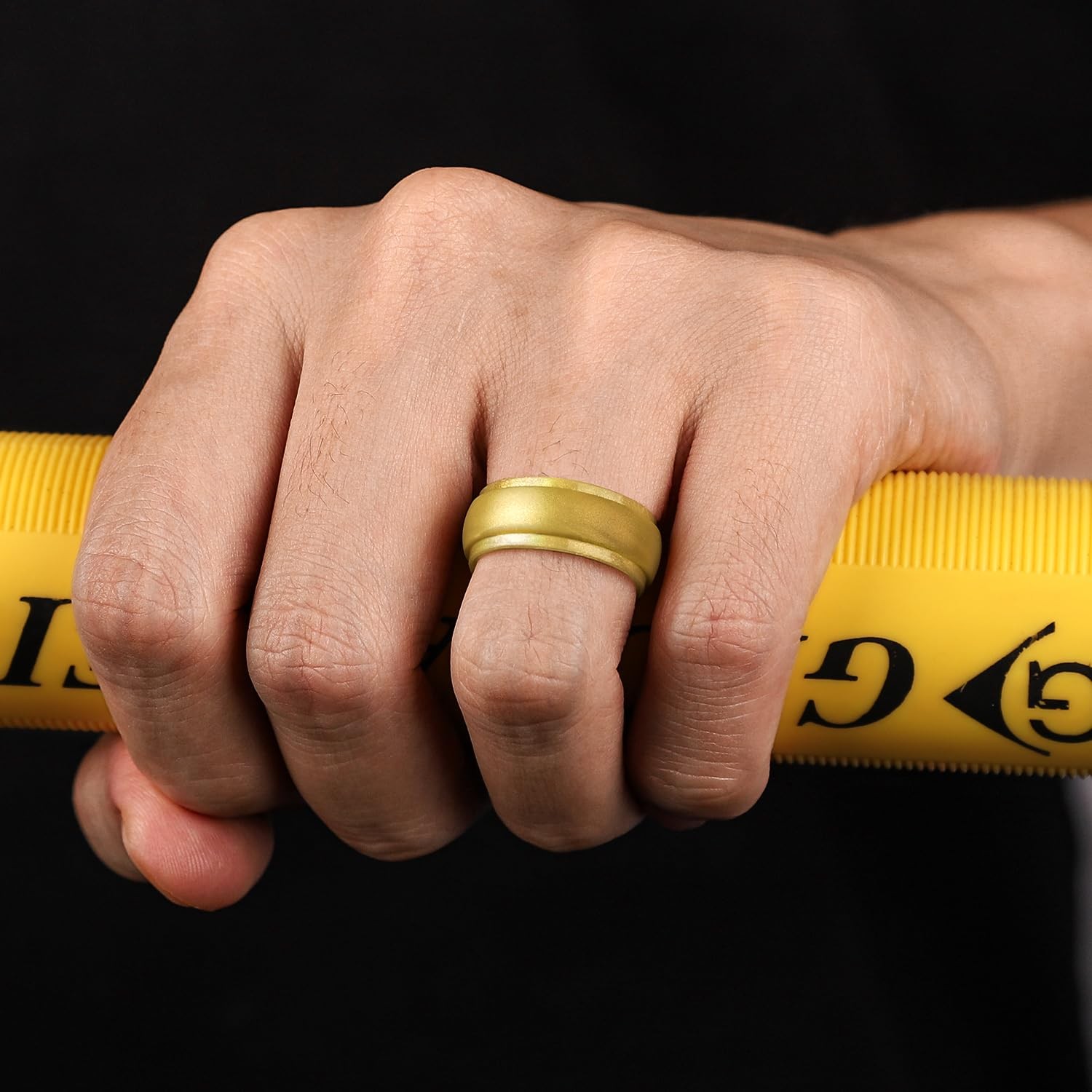 Inner Arc Ergonomic Breathable Design, Silicone Rings Mens with Half Sizes, 1…