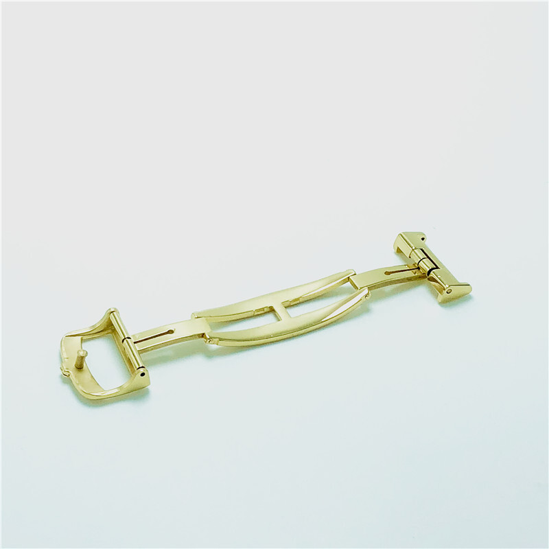 Quality Stainless Steel Watch Buckle Butterfly Clasp 18mm Fits Jaeger LeCoultre