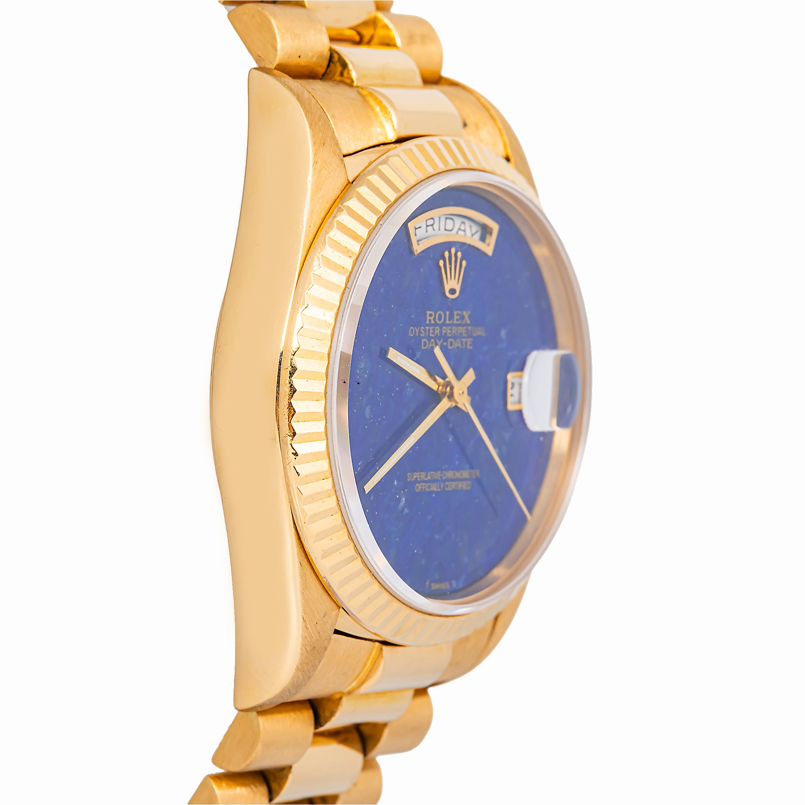 Rolex Day Date 18038 President 18K YG Dial Auto Unisex Watch 36mm