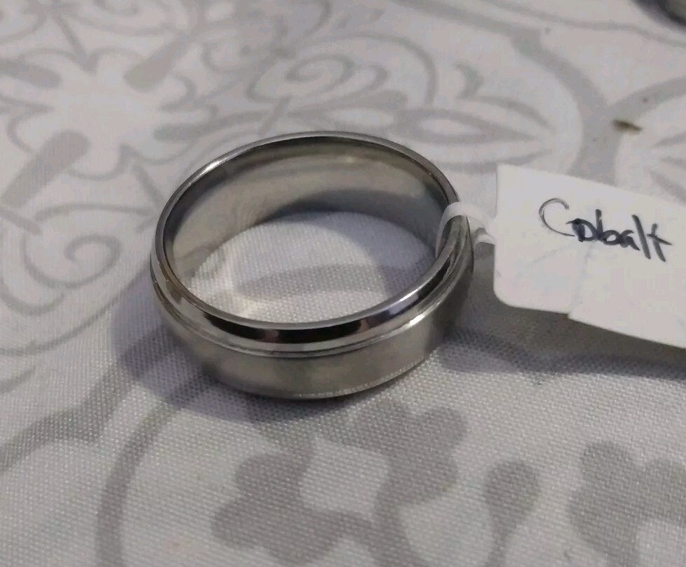 Triton Handmade Tungsten Carbide Ring – Bright Finish and Bevel Edge