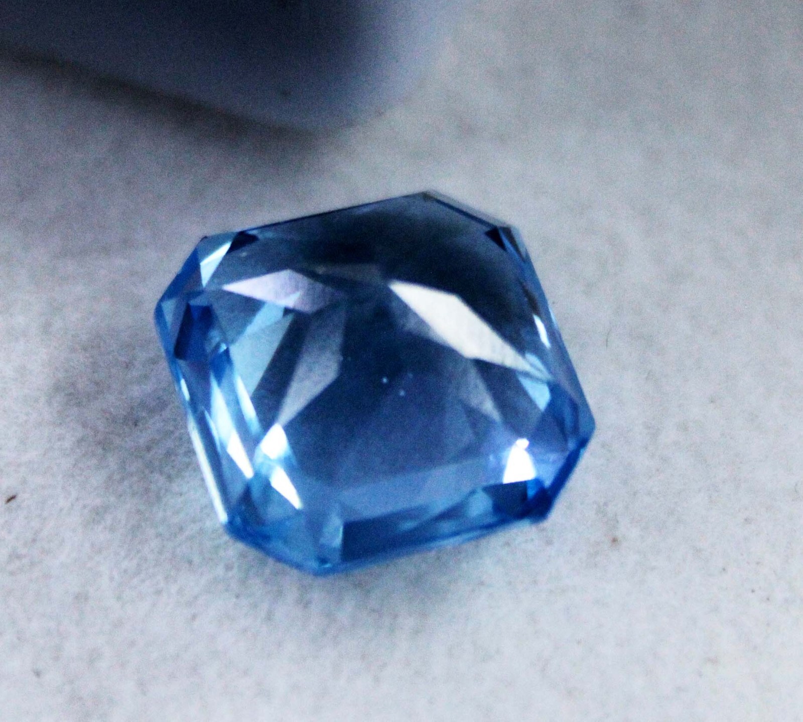 9.50 Ct Natural Ocean Blue Aquamarine CERTIFIED Square Shape Loose Gemstone A++