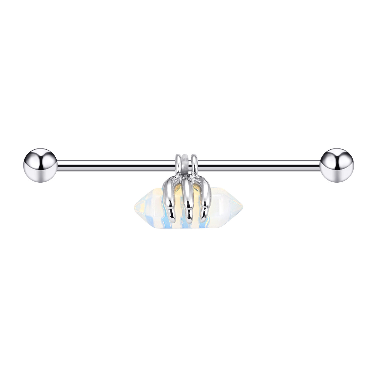 1PC 14G Industrial Scaffold Barbell Surgical Steel Ear Cartilage Helix Piercing